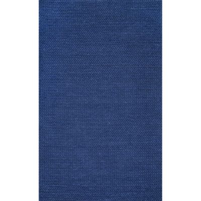 nuLOOM Chunky Woolen Cable 4-Foot x 6-Foot Area Rug in Navy
