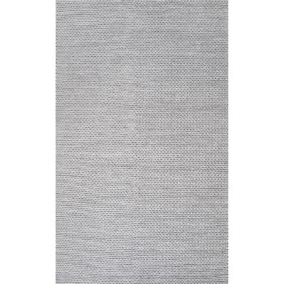 nuLOOM Chunky Woolen Cable 8-Foot x 10-Foot Area Rug in Light Grey