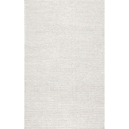 Alternate image 1 for nuLOOM Chunky Woolen Cable 9-Foot x 12-Foot Area Rug in Off-White