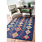Alternate image 1 for nuLOOM Belini 2-Foot x 3-Foot Accent Rug in Navy