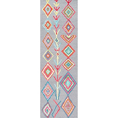 nuLOOM Belini 2-Foot 6-Inch x 12-Foot Runner in Grey. View a larger version of this product image.