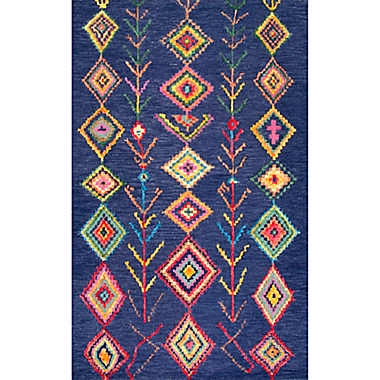 nuLOOM Belini 4-Foot x 6-Foot Area Rug in Navy. View a larger version of this product image.