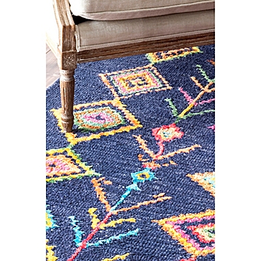 nuLOOM Belini 4-Foot x 6-Foot Area Rug in Navy. View a larger version of this product image.