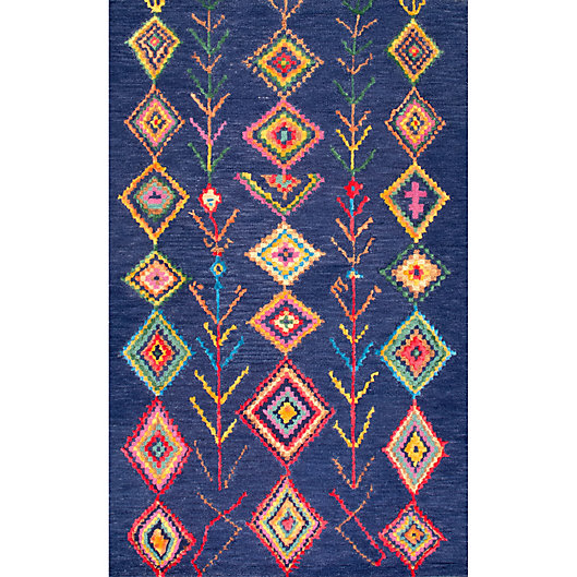Alternate image 1 for nuLOOM Belini 7-Foot 6-Inch x 9-Foot 6-Inch Area Rug in Navy