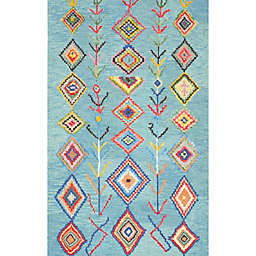 nuLOOM Belini 8-Foot 6-Inch x 11-Foot 6-Inch Area Rug in Turquoise