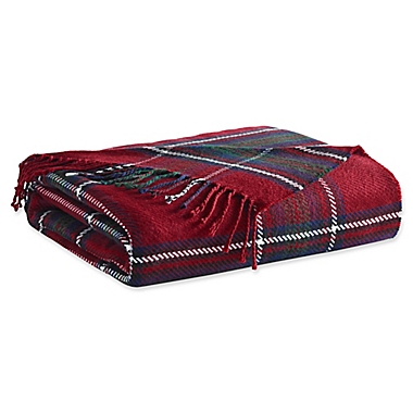 ED Ellen DeGeneres Tartan Plaid Throw Blanket in Red. View a larger version of this product image.