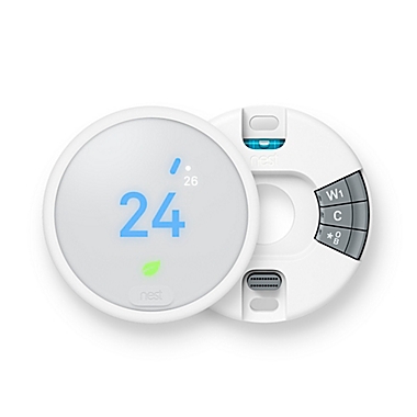Google Nest Thermostat E in White. View a larger version of this product image.