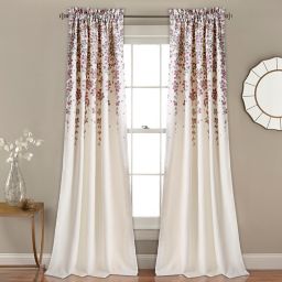 Purple Flower Curtains Bed Bath Beyond