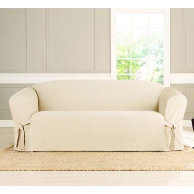 Sure Fit® Heavyweight T Sofa Cover | Bed Bath & Beyond