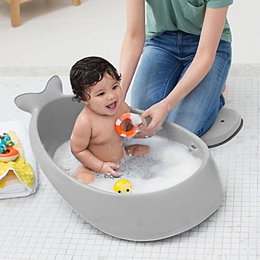 SKIP*HOP&reg; Moby&reg; Smart Sling&trade; 3-Stage Tub in Grey. View a larger version of this product image.