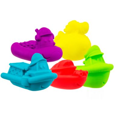 Sassy&reg; 5-Pack Multicolor Bucket O'Boats. View a larger version of this product image.