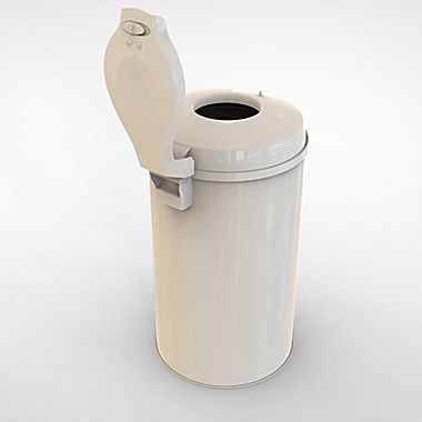 Bubula&trade; Jr. Steel Diaper Pail in Grey. View a larger version of this product image.