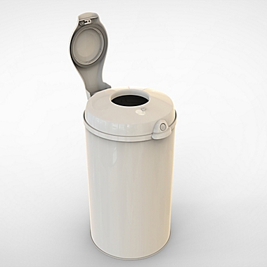 Bubula&trade; Jr. Steel Diaper Pail in Grey. View a larger version of this product image.