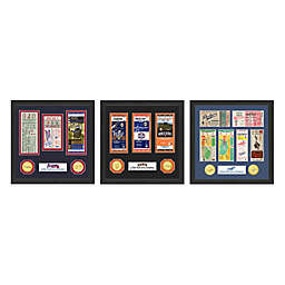 MLB World Series Bronze Coin & Ticket Collection Photo Mint