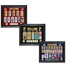MLB World Series Deluxe Gold Coin & Ticket Collection Photo Mint