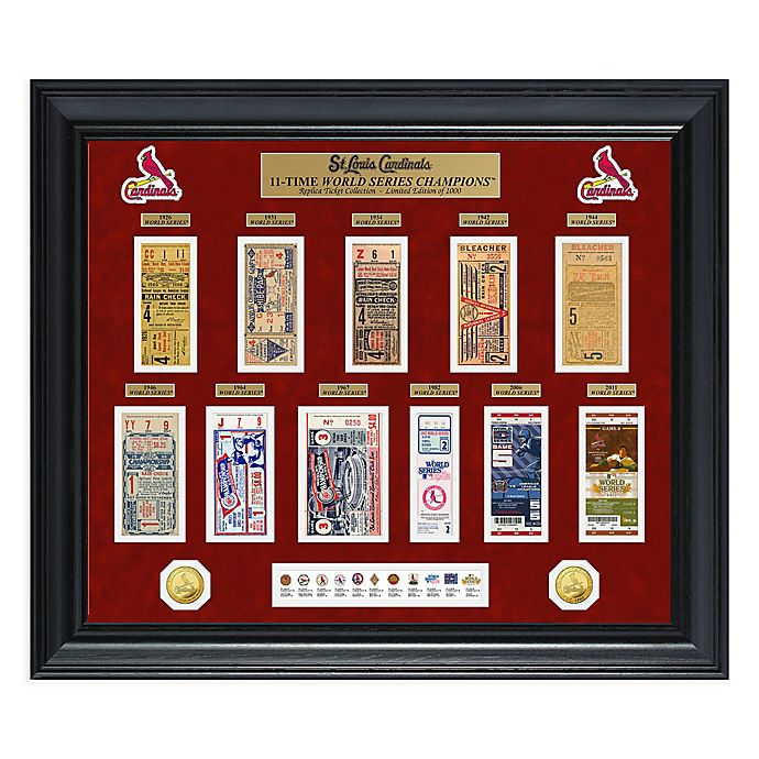 MLB St. Louis Cardinals World Series Deluxe Gold Coin & Ticket Collection Photo Mint | Bed Bath ...
