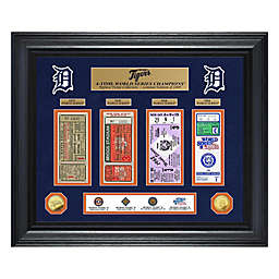 MLB Detroit Tigers World Series Deluxe Gold Coin & Ticket Collection Photo Mint