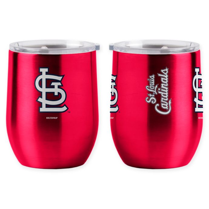 MLB St. Louis Cardinals 16 oz. Stainless Steel Curved Ultra Tumbler Wine Glass | Bed Bath & Beyond