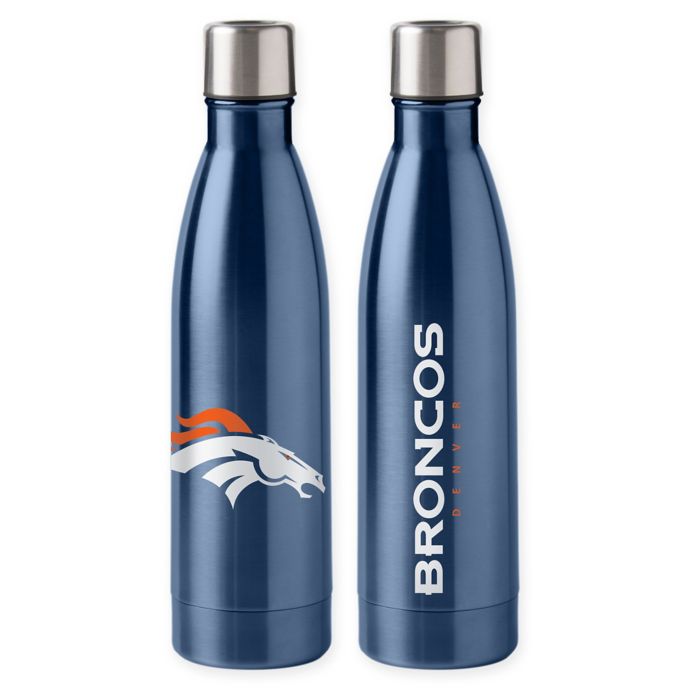 Nfl Denver Broncos 18 Oz Stainless Steel Water Bottle Bed Bath