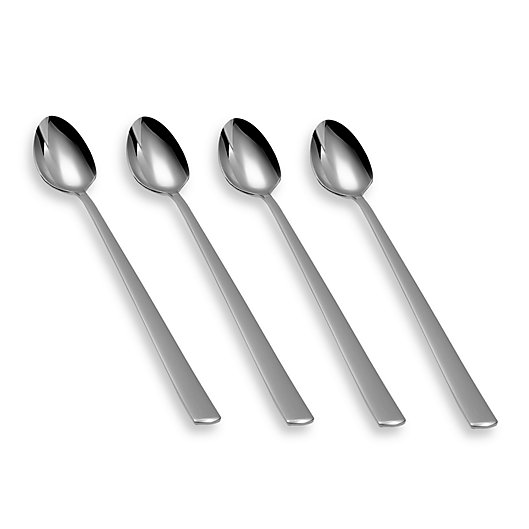 2 Pcs/Set Coffee Tea Cake Ice-cream Stainless Steel Spoon Home and Living Supply