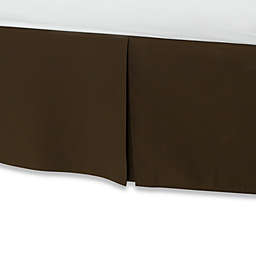 Smoothweave™ 14-Inch Tailored Full Bed Skirt in Chocolate