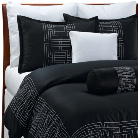 Nicole Miller Argos Duvet Cover In Black Bed Bath Beyond