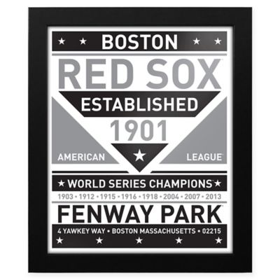 red sox black and white logo