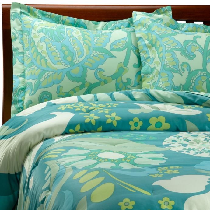 Amy Butler Dancing Garden Twin Comforter Set Bed Bath Beyond