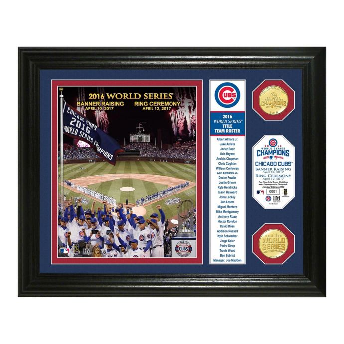 MLB Chicago Cubs 2016 World Series Ceremonies Bronze Coin Photo Mint