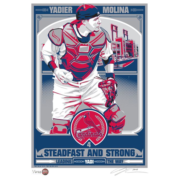 MLB St. Louis Cardinals Yadier Molina That&#39;s My Ticket Serigraph | Bed Bath & Beyond