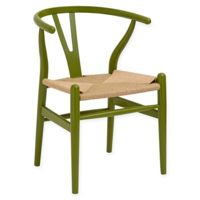Poly and Bark Weave Dining Arm Chair