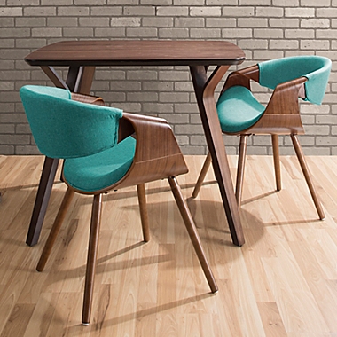 LumiSource&reg; Folia Dining Table in Brown. View a larger version of this product image.