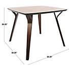 Alternate image 5 for LumiSource&reg; Folia Dining Table in Brown