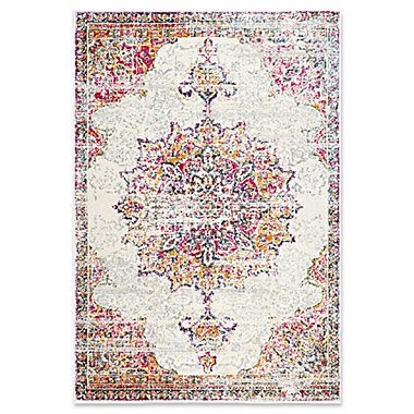 nuLOOM Sunny Wildflower Medallion 9-Foot x 12-Foot Area Rug in Pink. View a larger version of this product image.