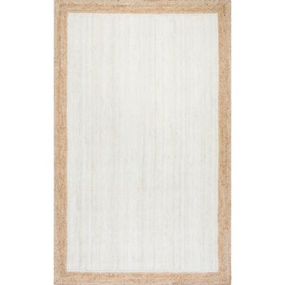 nuLOOM Eleonora 2-Foot x 3-Foot Accent Rug in White