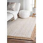 Alternate image 1 for nuLOOM Eleonora 5-Foot x 8-Foot Area Rug in White