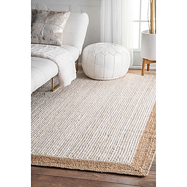 nuLOOM Eleonora 5-Foot x 8-Foot Area Rug in White. View a larger version of this product image.