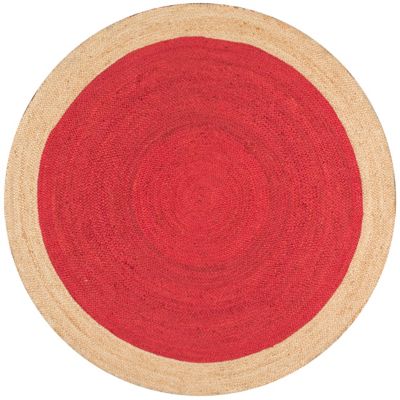 nuLOOM Eleonora 6-Foot Round Area Rug in Red