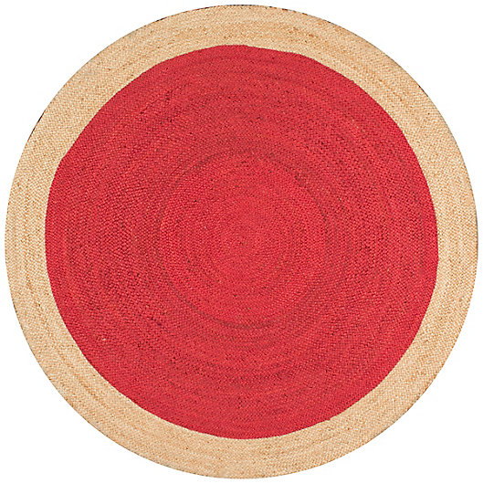 Alternate image 1 for nuLOOM Eleonora 6-Foot Round Area Rug in Red