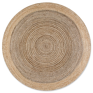 nuLOOM Eleonora 8-Foot Round Area Rug in Grey. View a larger version of this product image.