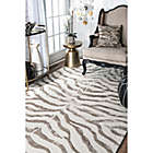 Alternate image 1 for nuLOOM Plush Zebra 9-Foot 6-Inch x 13-Foot 6-Inch Area Rug in Grey