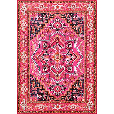 nuLOOM Vintage Mackenzie 6-Foot 7-Inch x 9-Foot Area Rug in Pink. View a larger version of this product image.