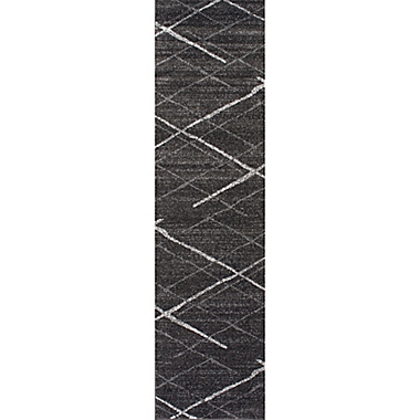 nuLOOM Thigpen 2-Foot 5-Inch x 9-Foot 5-Inch Runner in Dark Grey. View a larger version of this product image.