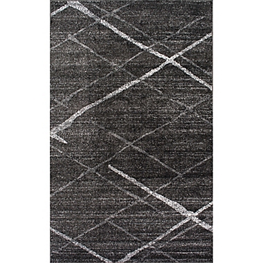 nuLOOM Thigpen 5-Foot x 8-Foot Area Rug in Dark Grey. View a larger version of this product image.