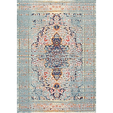 nuLOOM Distressed Persian Sarita 9-Foot x 12-Foot Area Rug in Grey. View a larger version of this product image.