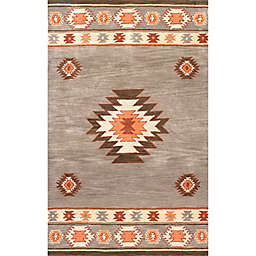 nuLOOM Hand Tufted Shyla 7-Foot 6-Inch x 9-Foot 6-Inch Area Rug in Wine