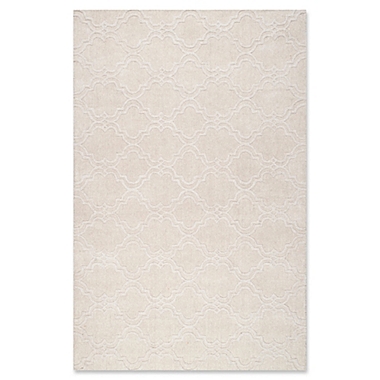 nuLOOM Wilhelmina 5-Foot x 8-Foot Area Rug in Cream. View a larger version of this product image.