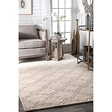 nuLOOM Wilhelmina 5-Foot x 8-Foot Area Rug in Cream. View a larger version of this product image.