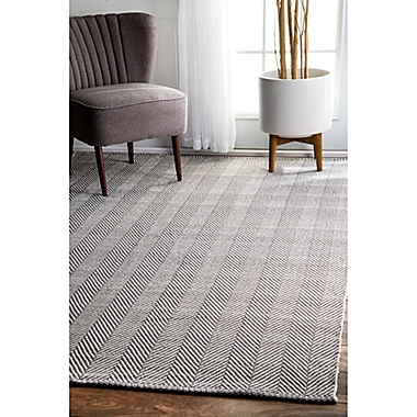 nuLOOM Kimberely 4-Foot x 6-Foot Area Rug in Grey. View a larger version of this product image.