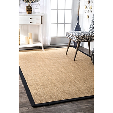 nuLOOM Orsay Sisal 3-Foot x 5-Foot Area Rug in Black. View a larger version of this product image.